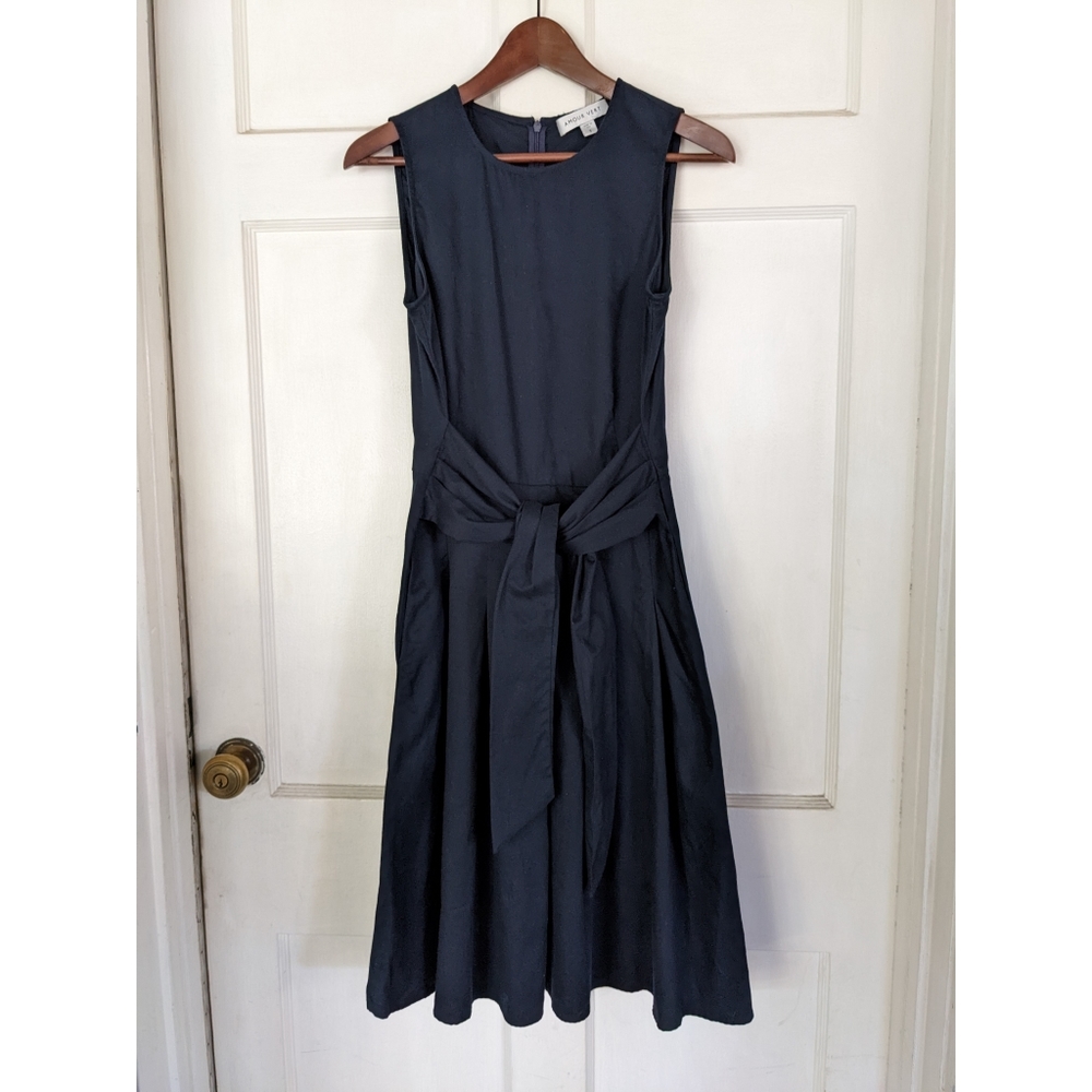 Amour Vert Hedi Swing Dress in Navy - Size S